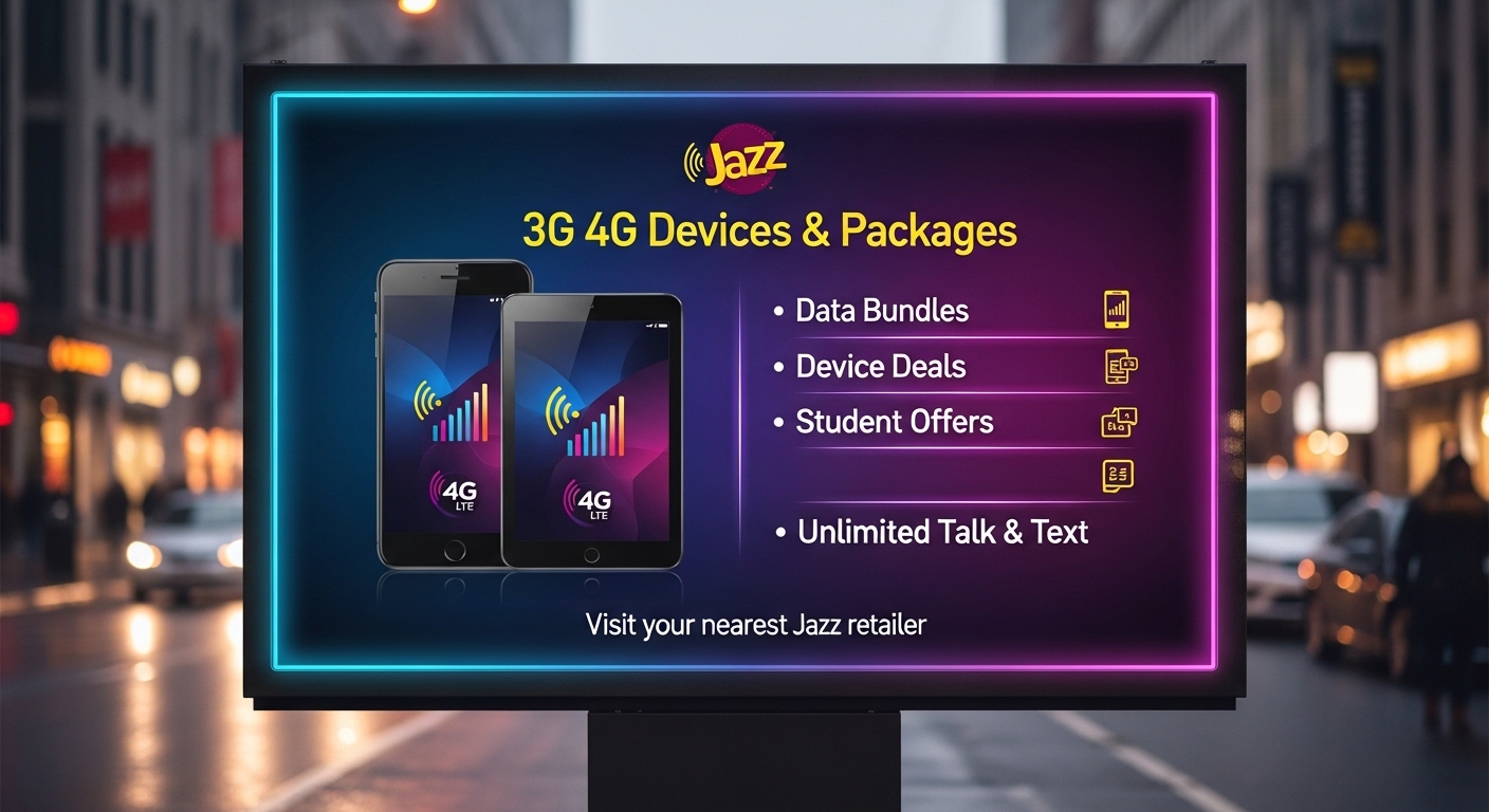 Jazz 3G 4G Devices Packages