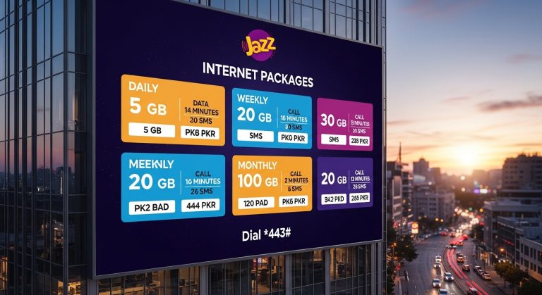 Jazz Internet Packages