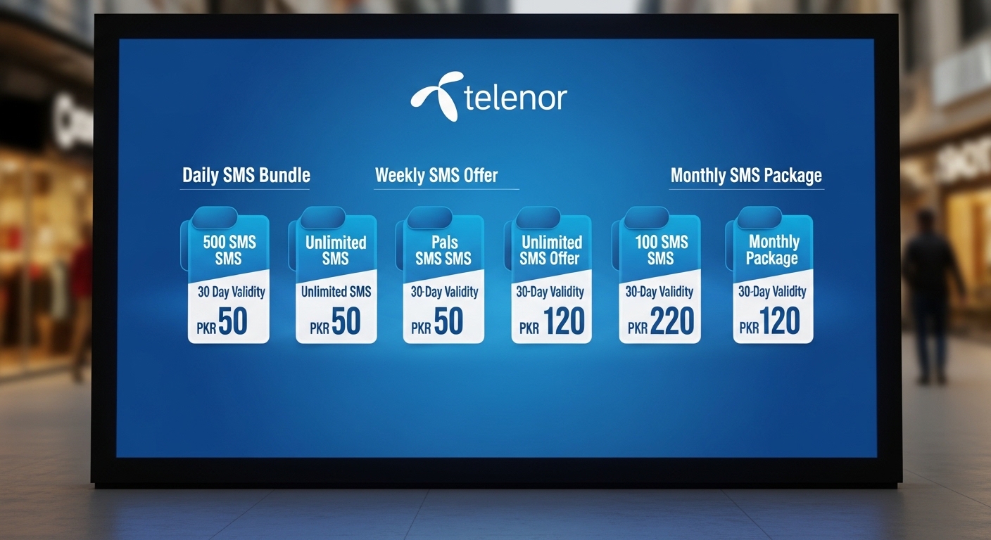 Telenor SMS Packages
