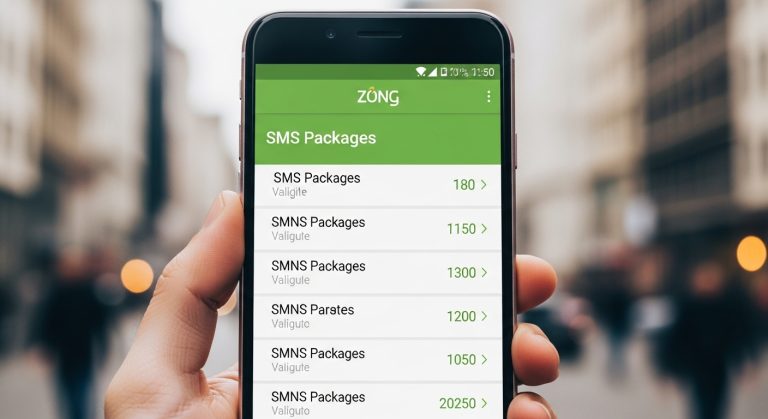 Zong SMS Packages