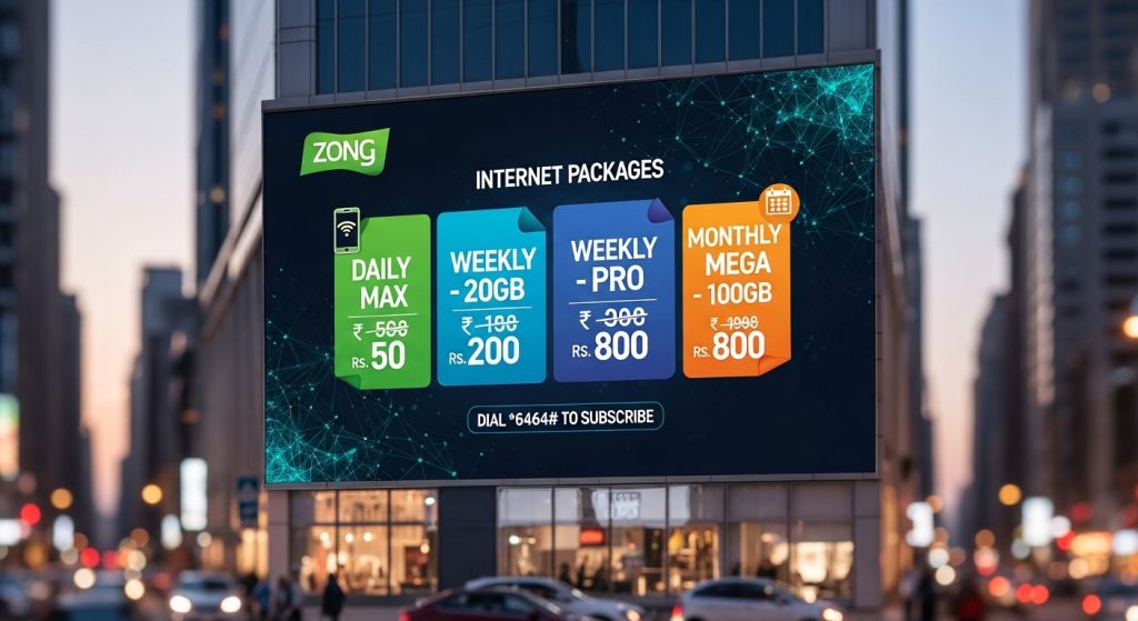 Zong Internet Packages