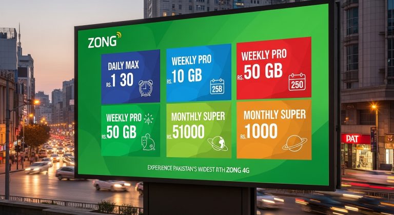 Zong Internet Packages